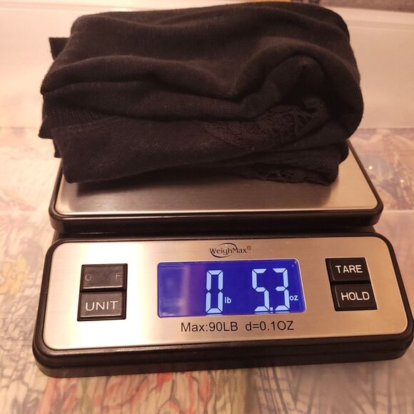 Rebecca Taylor Top Small Black Linen Lace Knit Floral - Picture 13 of 13